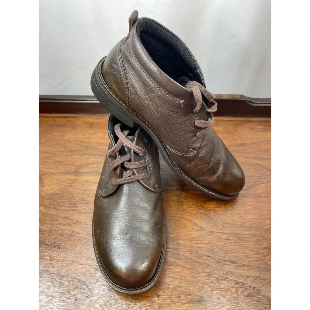 ECCO Turn Gore-Tex Men's Dark Brown Full Grain Leather Chukka Boots EU 43/US 10